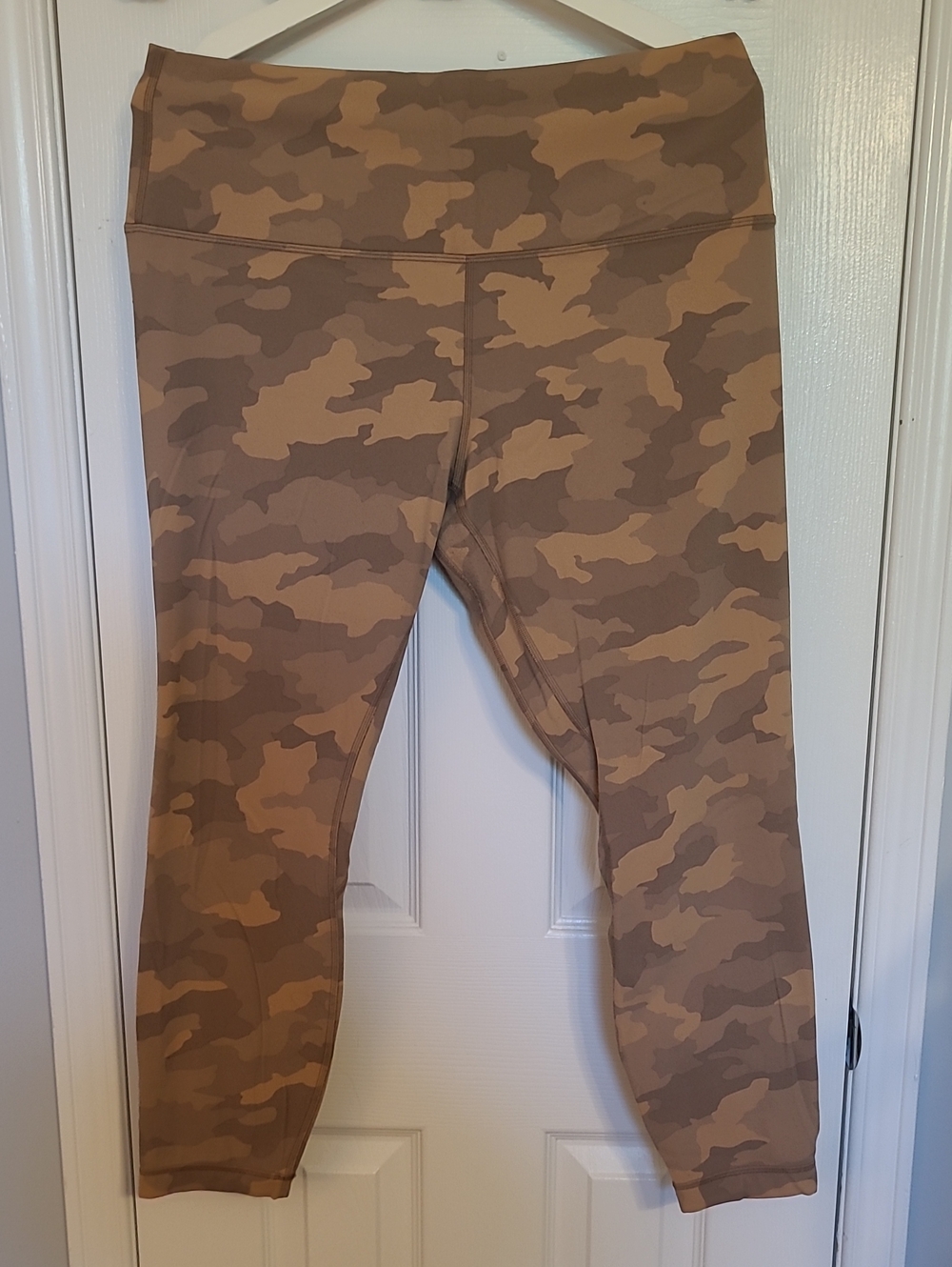 lululemon Camo Leggings in Brown and Tan